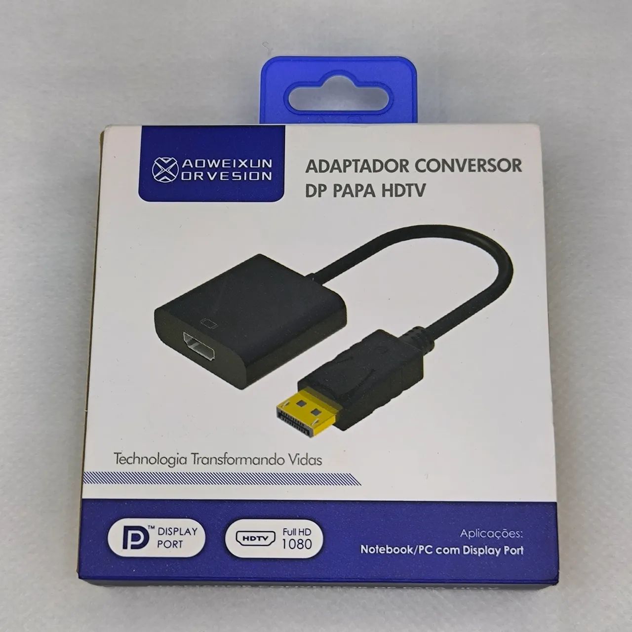 Adaptador Conversor DisplayPort para HDMI Full HD