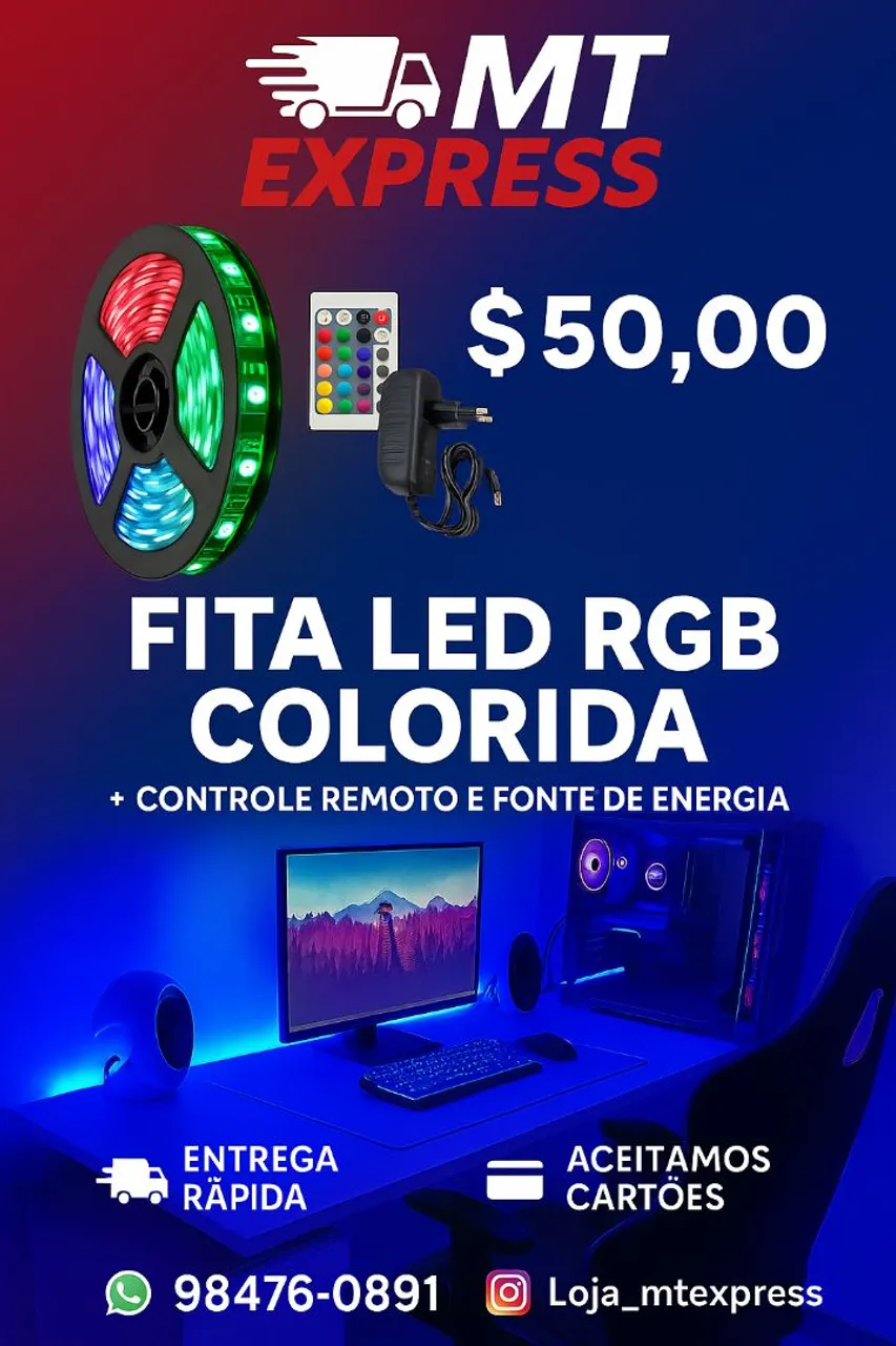 Fita led colorida
