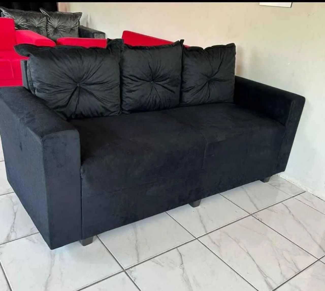 Sofá com puff 3 LUGARES  - Foto 2