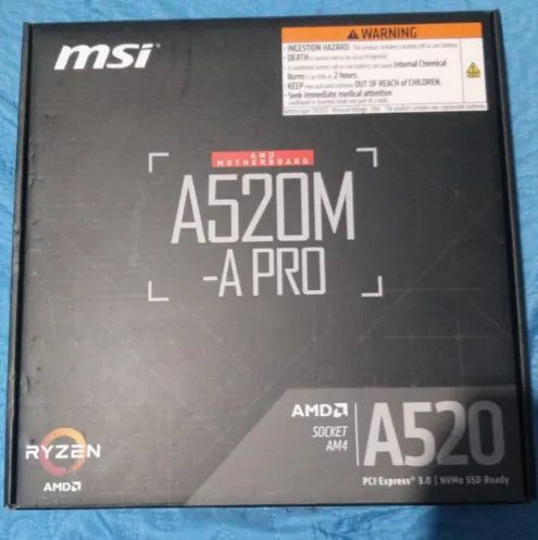 Placa Mãe A520M-A PRO MSI