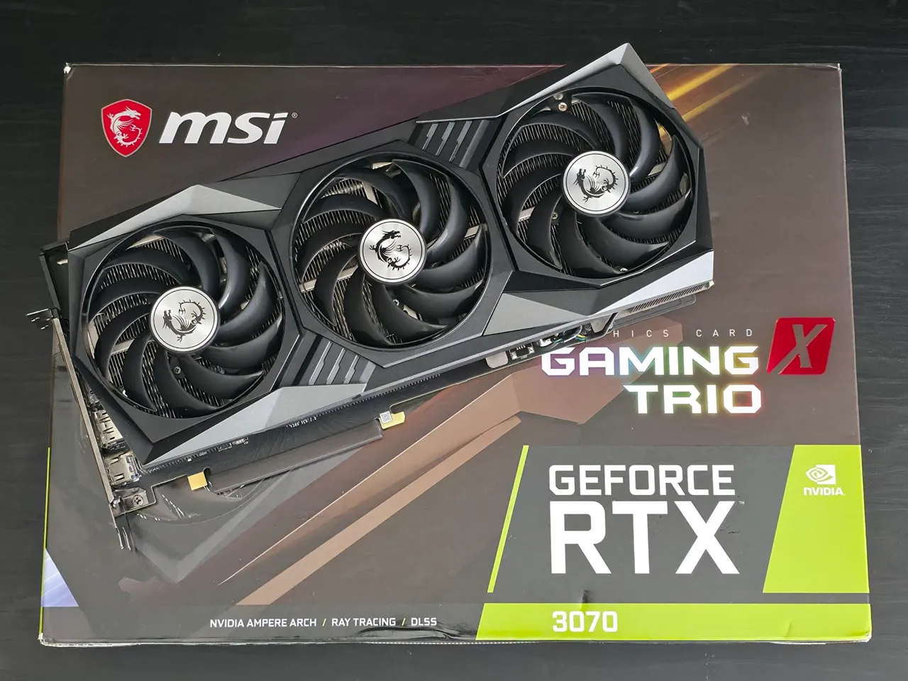 Placa de Vídeo MSI GeForce RTX 3070 Gaming X Trio 8GB