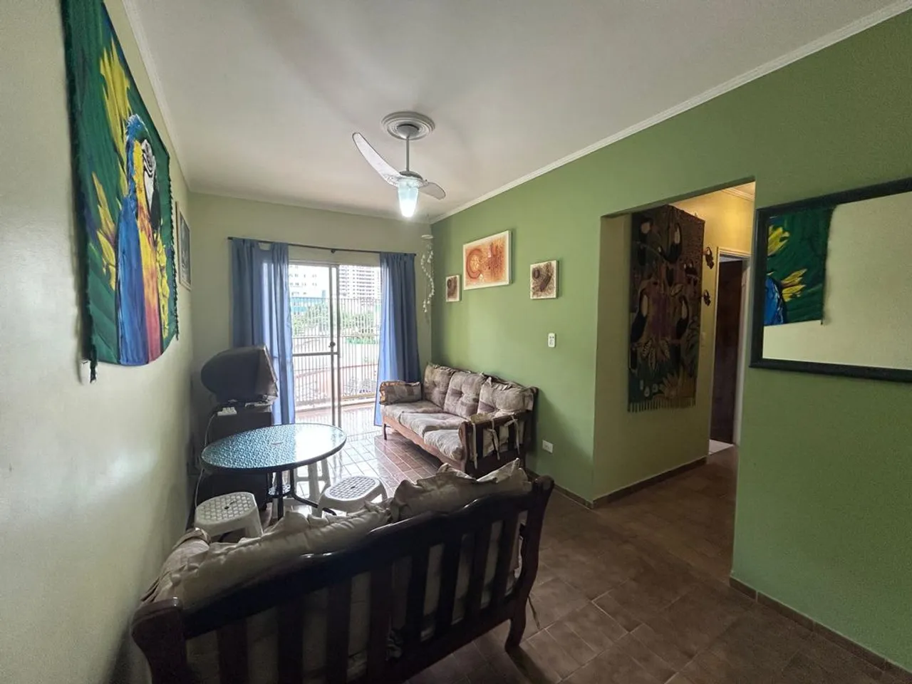 Apartamento Mobiliado para Locação Definitiva no Caiçara, Praia Grande/SP.