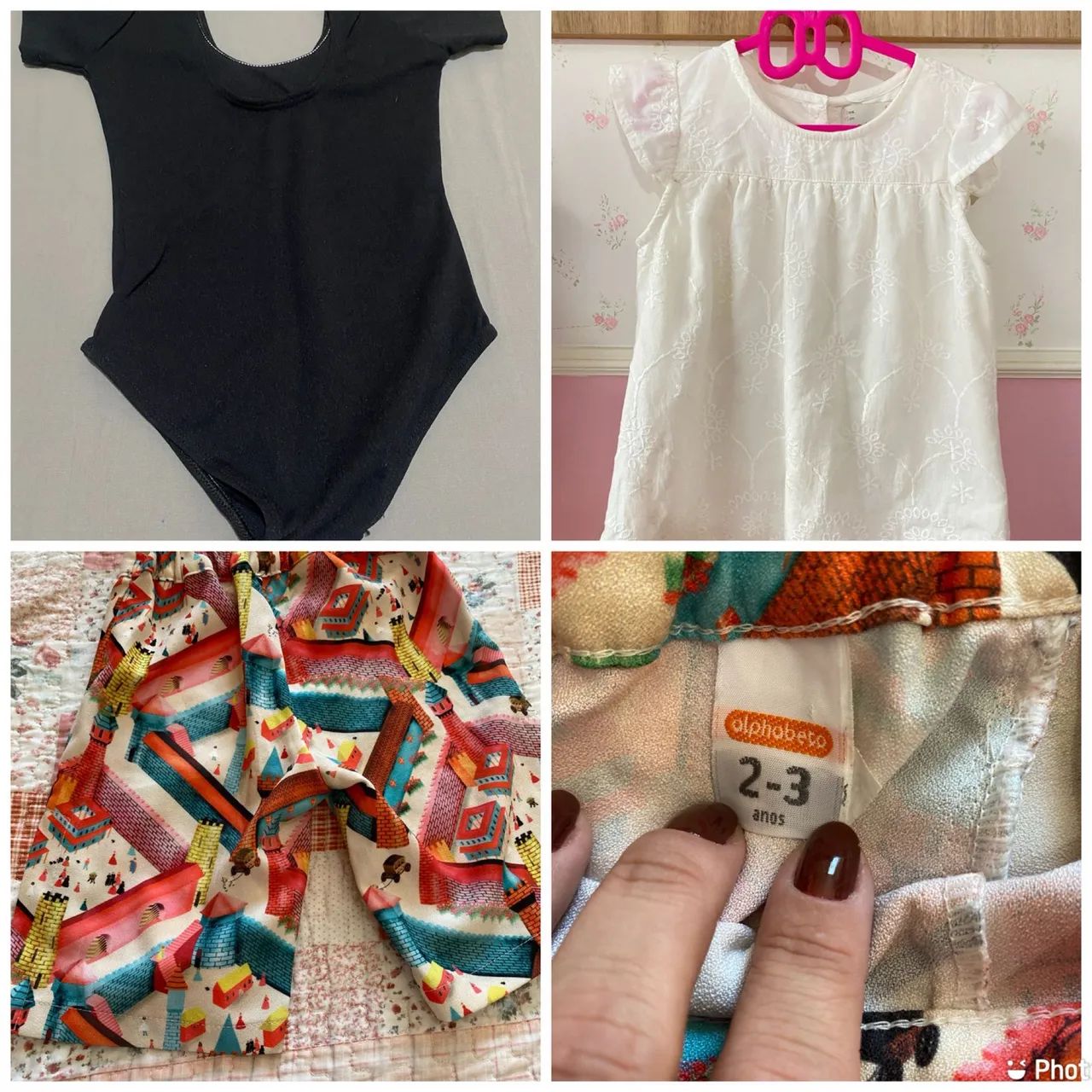 Lote de roupinhas de menina 