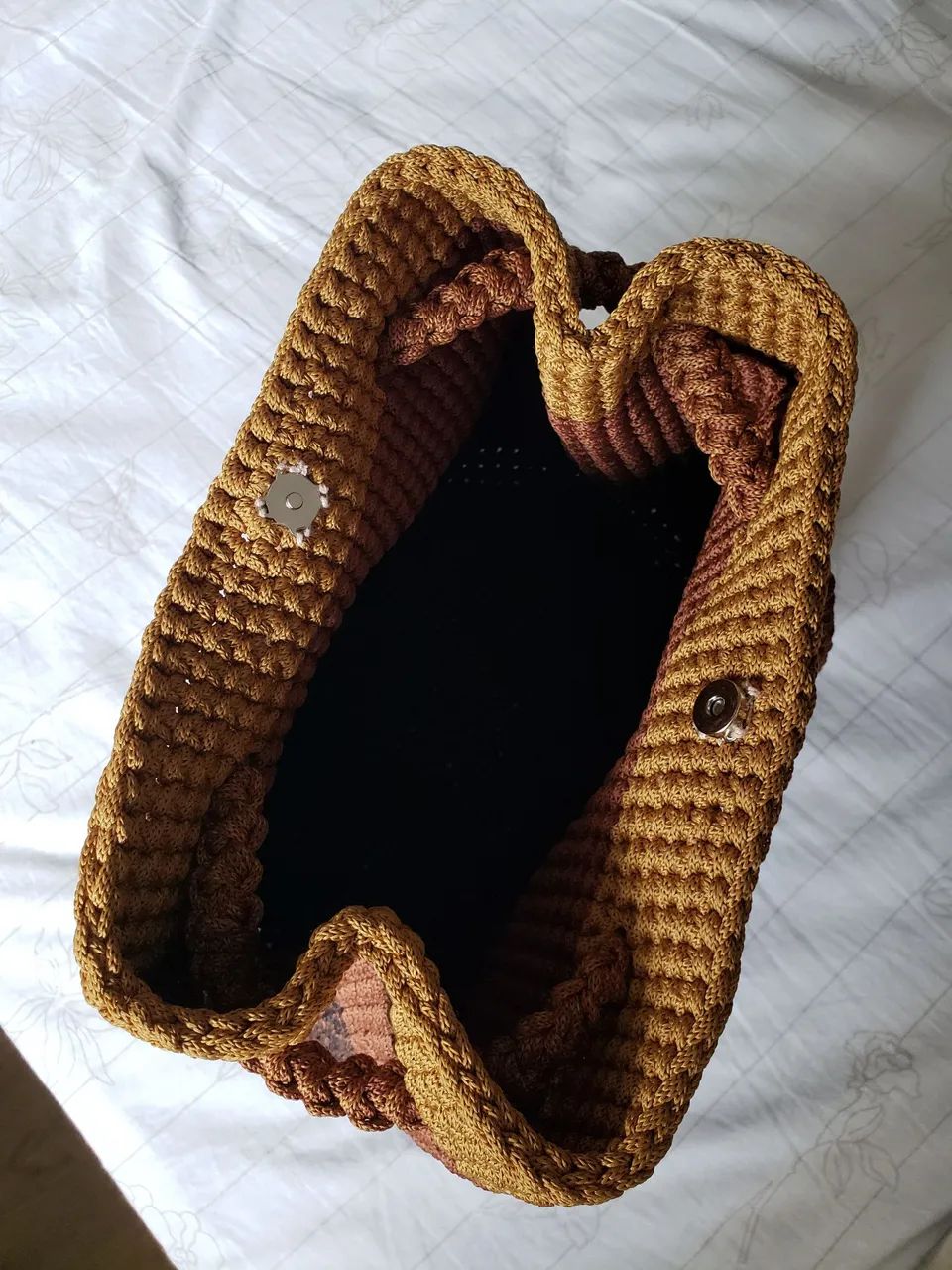Bolsa em crochê  - Foto 3