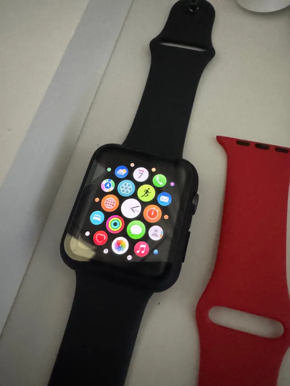 Apple Watch séries 3 42mm com pulseira extra