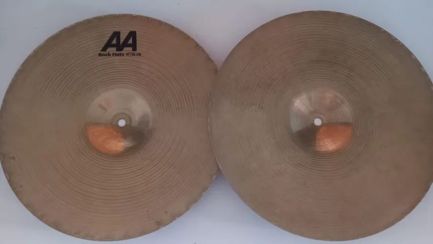 Sabian AA Hi hat Chimbal Rock Hats 14 - Instrumentos musicais