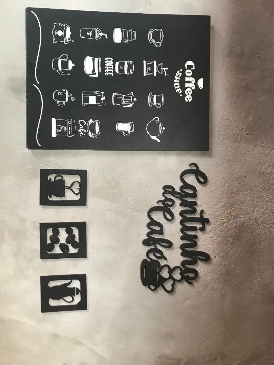 Kit Cantinho do Café - Quadros Decorativos