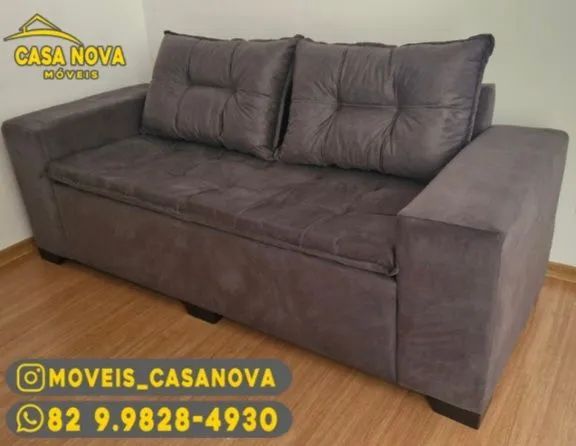 Sofá 4 Lugares 200cm - Novo