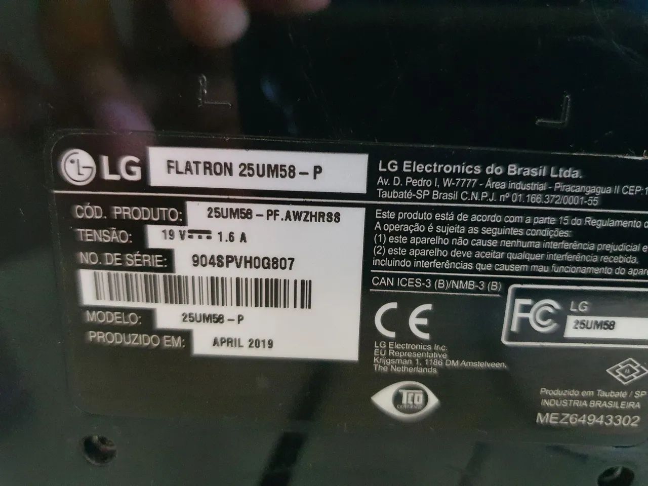 Monitor LG 25UM58-P 25 polegadas - Full HD - Foto 4