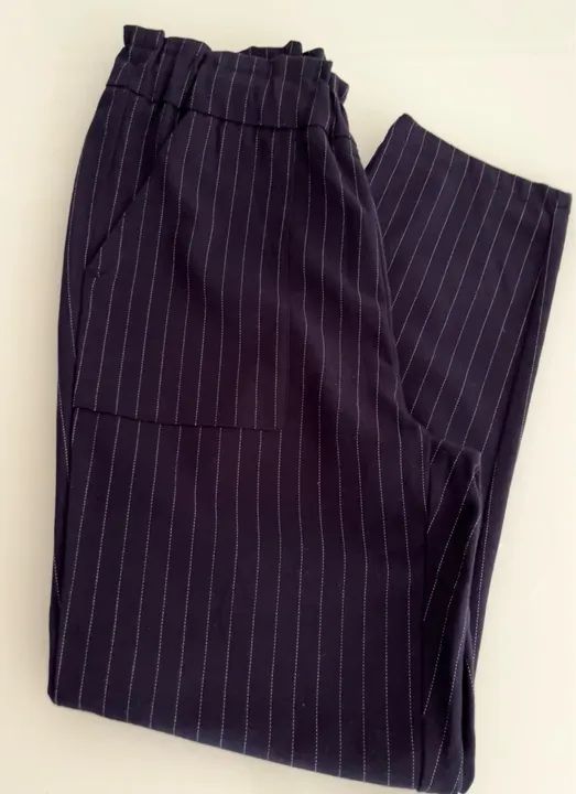 Calça Social Feminina Pinstripe