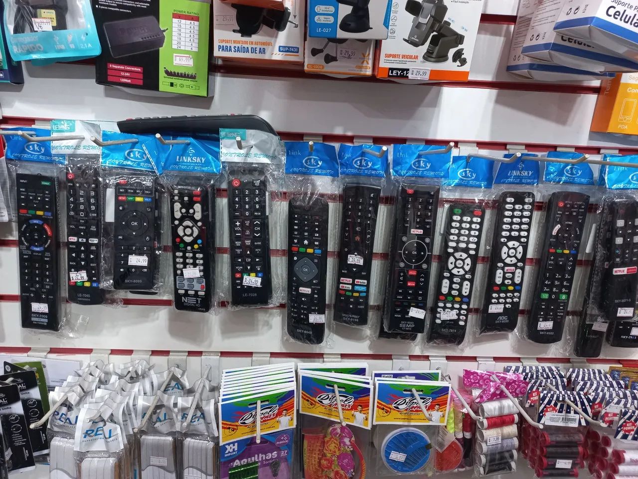Controles para tv
