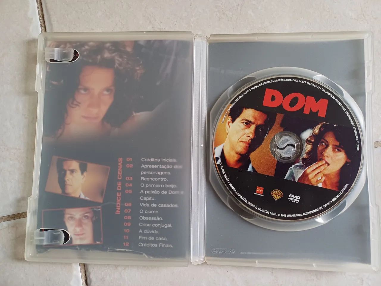 Dom - Baseado em Dom Casmurro - DVD original - Foto 4