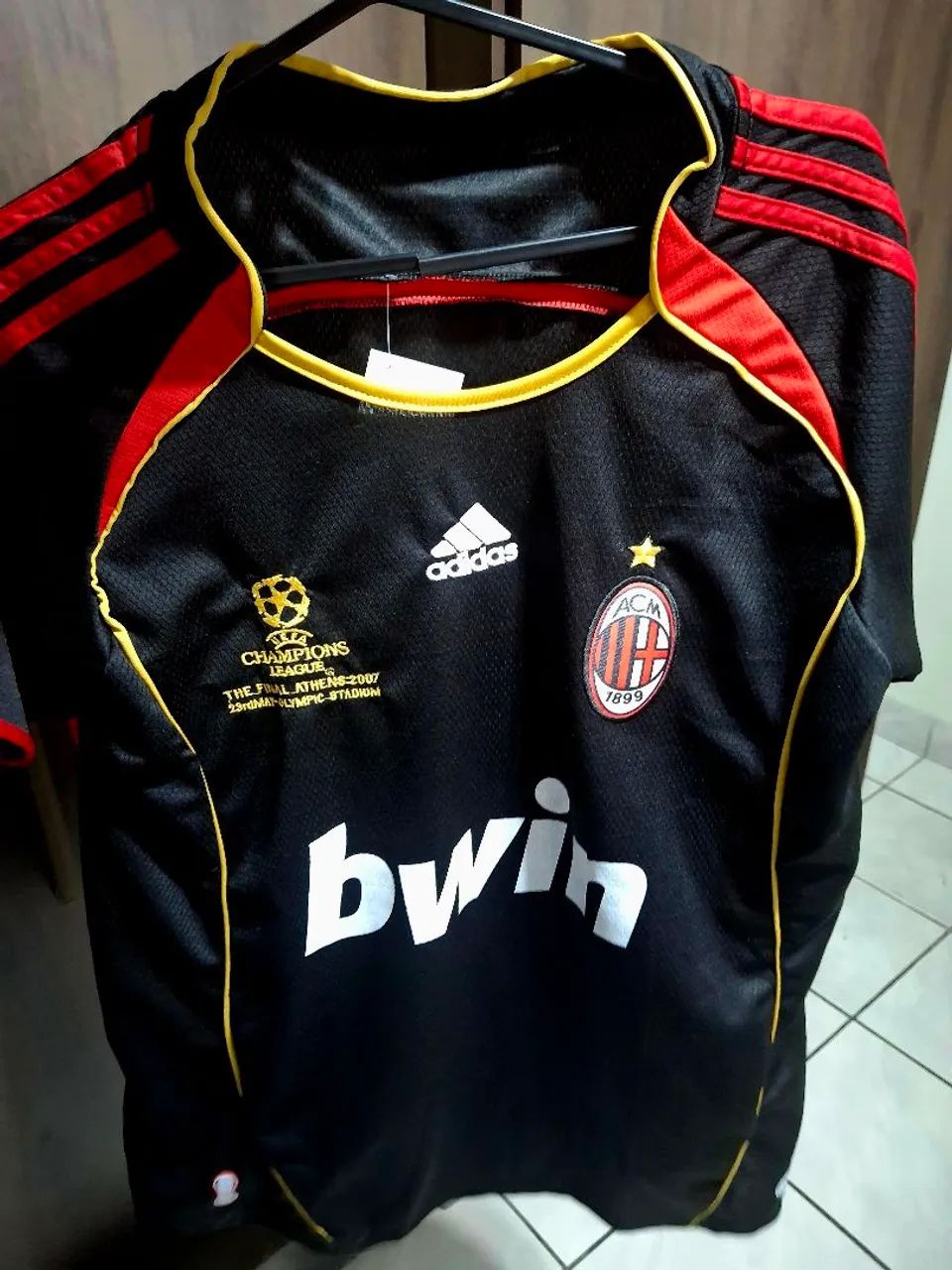 Camisa Retro do Milan M - Foto 3
