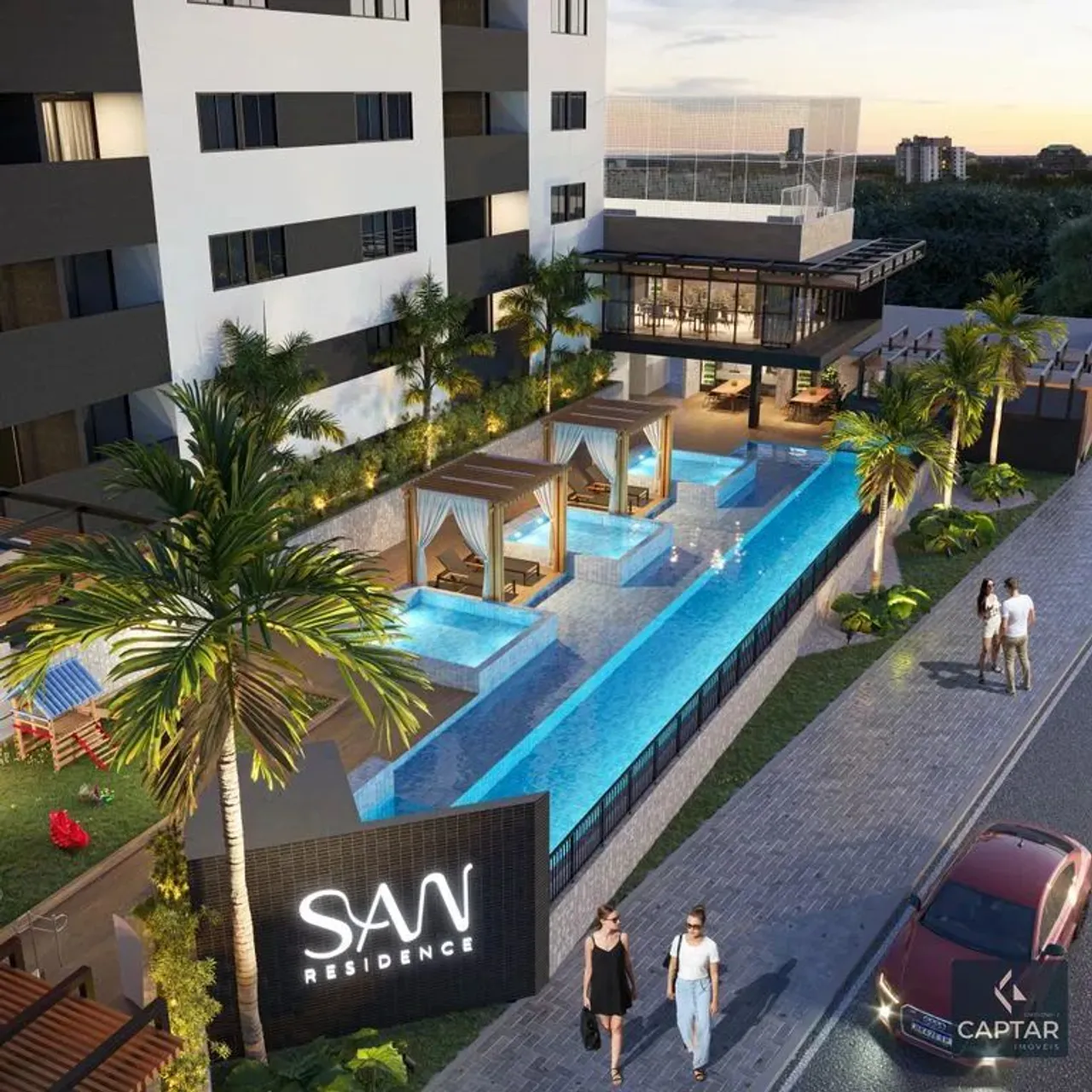 Apartamento em João Pessoa, Geisel, 2 quartos, elevador, lazer