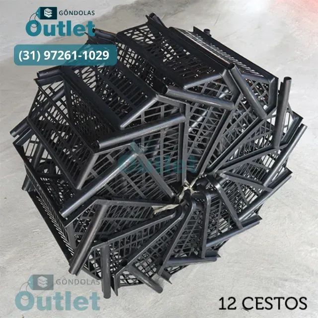 Cestos plástico para estoque a pronta entrega
