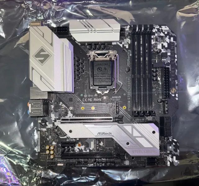 Placa-Mãe ASRock B460M Steel Legend, Intel LGA1200, Micro ATX