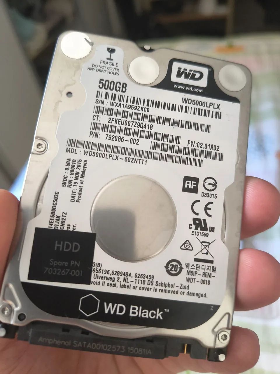 HD 500gb WD Black notebook - Armazenamento - Jardim Oceania, João