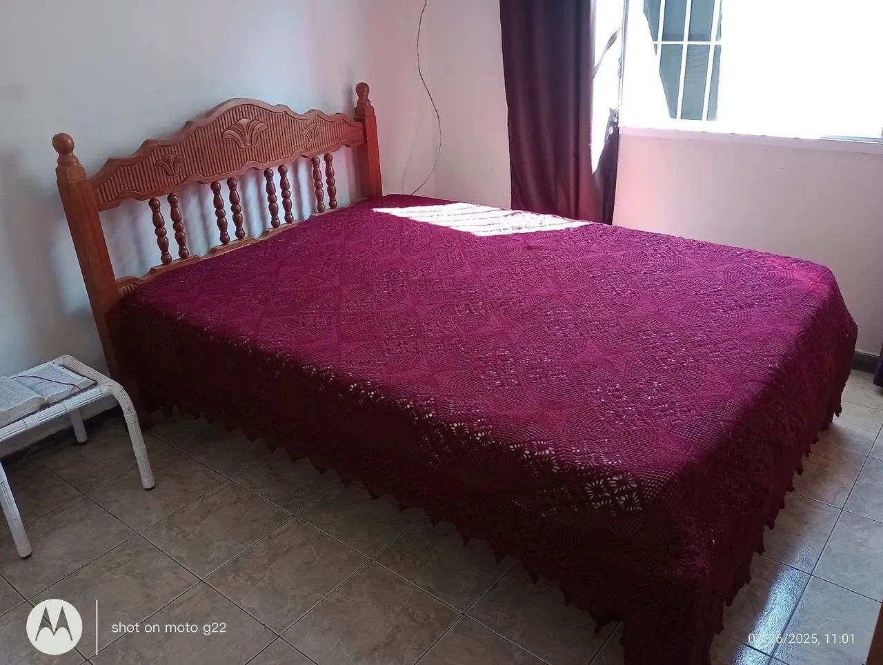 Colcha de crochê feita à mão - Foto 2