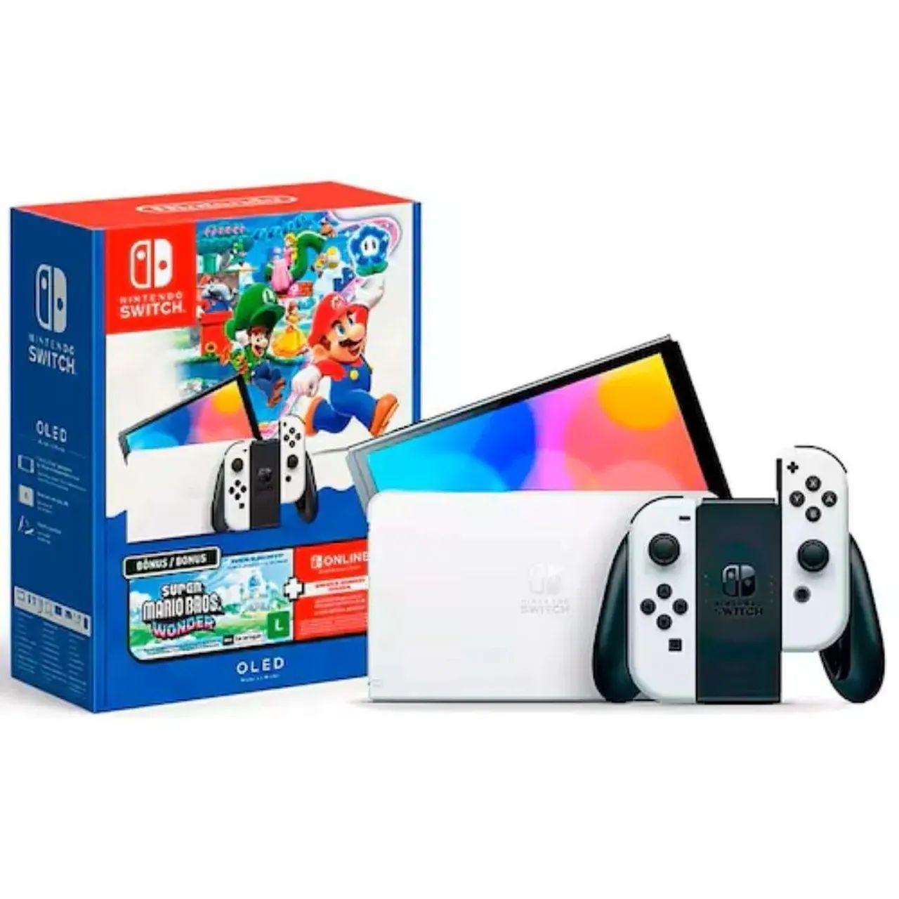 NINTENDO SWITCH OLED + SUPER MARIO BROS. WONDER - Foto 2
