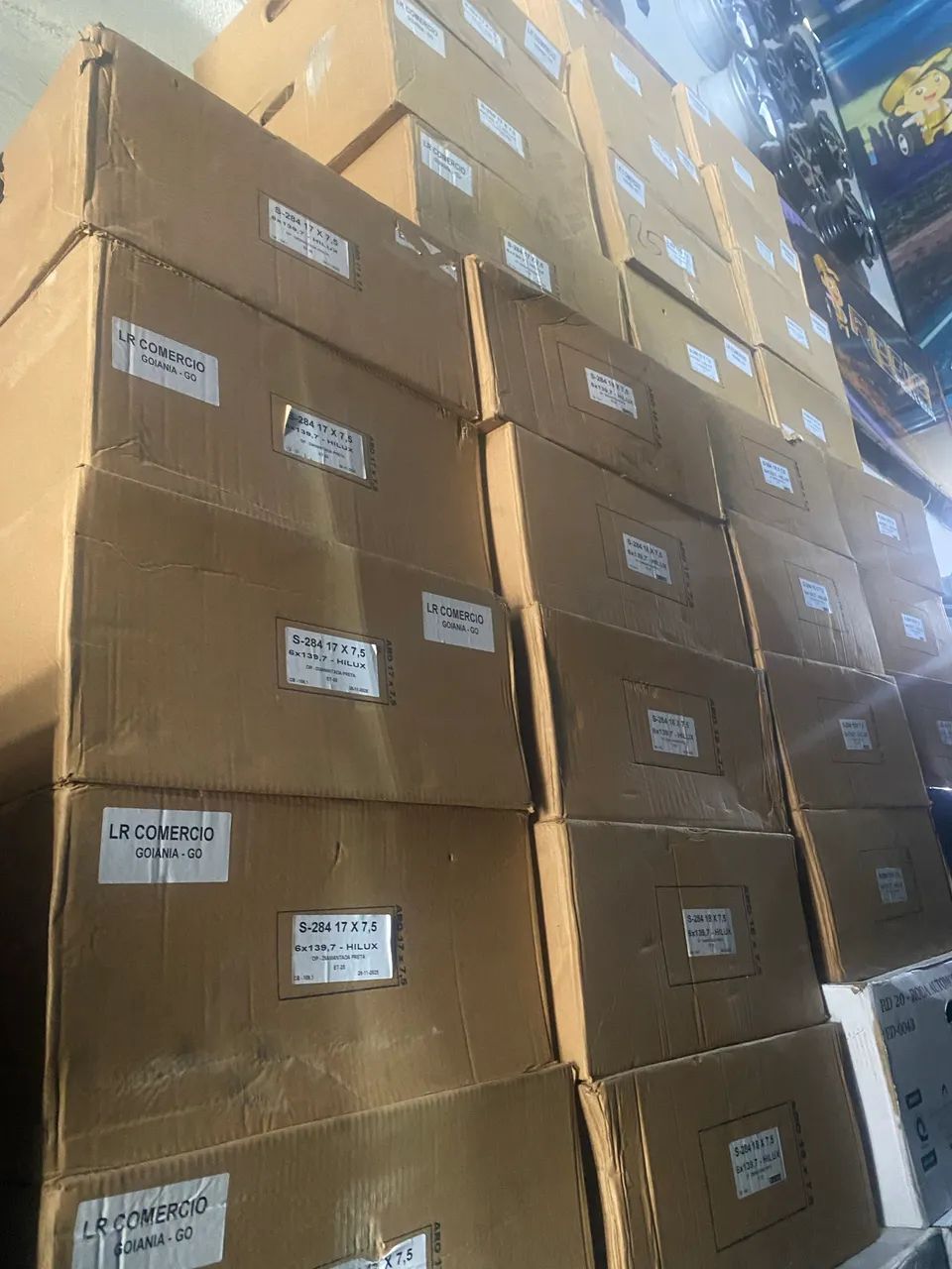 Rodas Toyota Hilux Srx Aro 17 6x139 Jogo + Bicos Cor Preto Com Diamantado - Foto 6