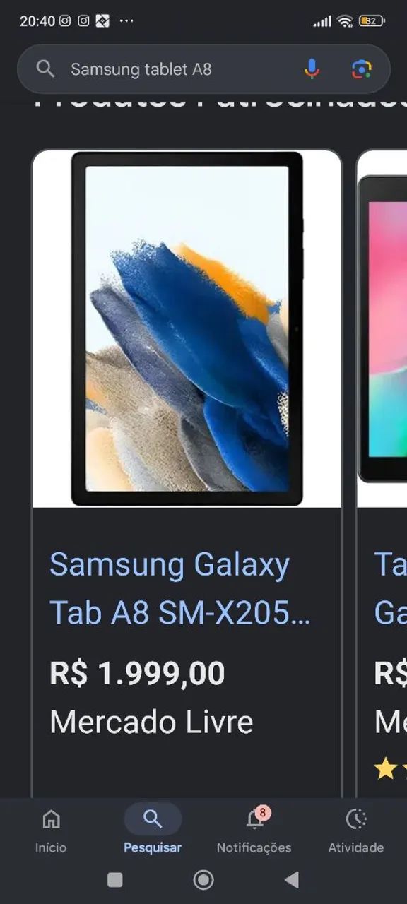  tablet Samsung Galaxy  A8 2 anos de uso - Foto 4