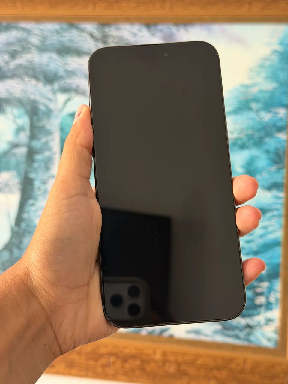 Telefone iPhone 15 pro Max 256 Preto - Foto 4