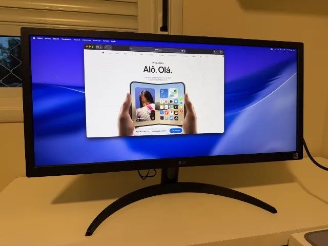 Monitor LG UltraWide 26" 26WQ500-B IPS Full HD - Funcionando Perfeitamente