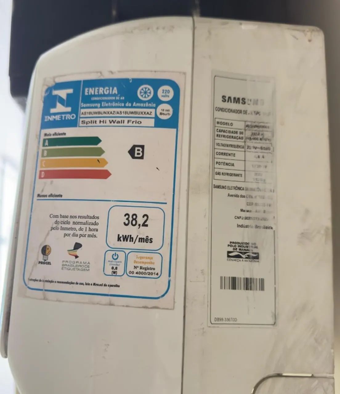 2 Ar condicionado Samsung e Mídia 220v - Foto 2