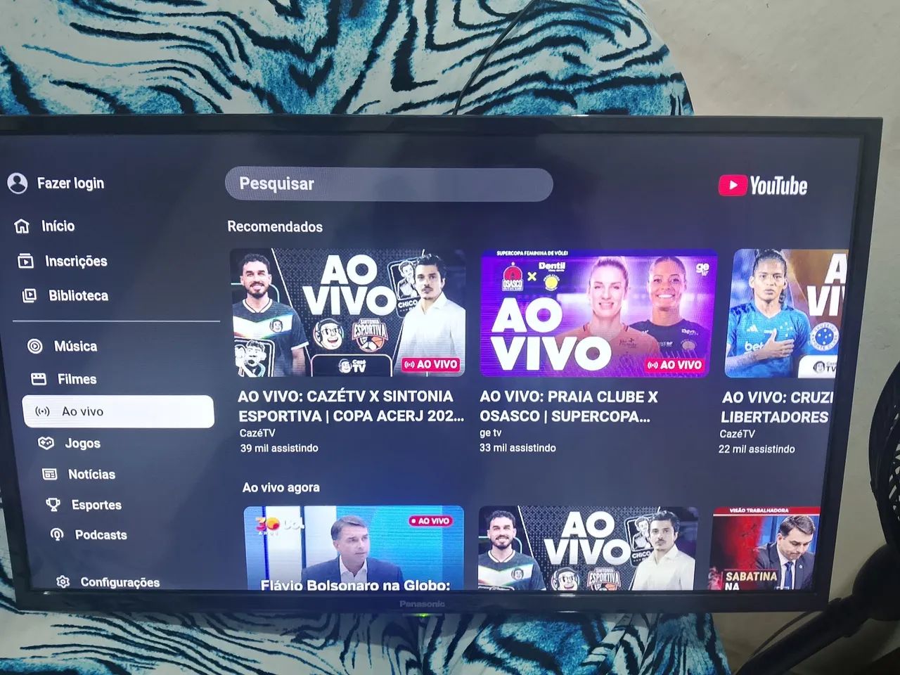 Tv smart Panasonic 32 polegadas controle original sem marca de uso nunca foi aberta  - Foto 3