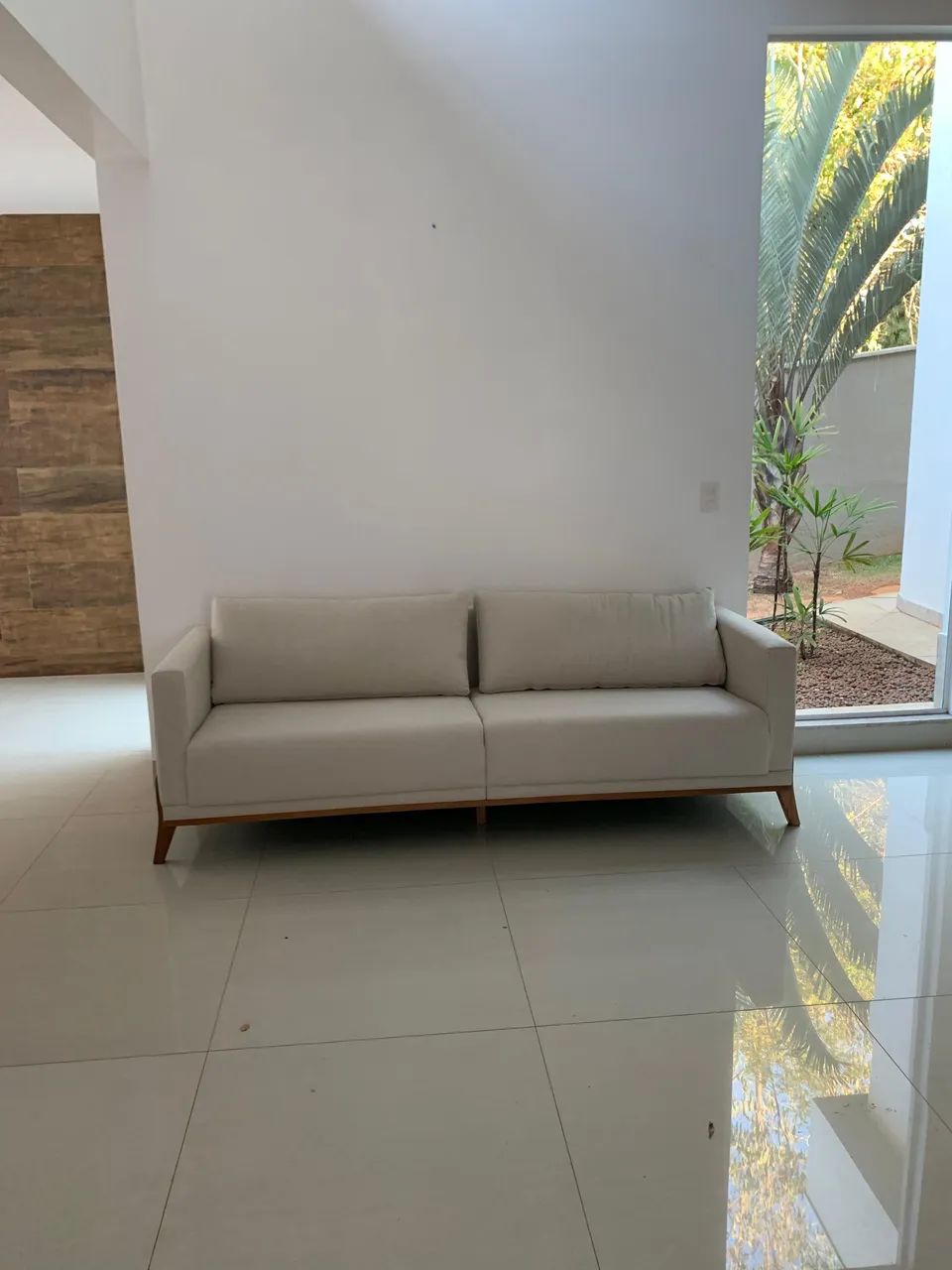 Sofá linho novo 