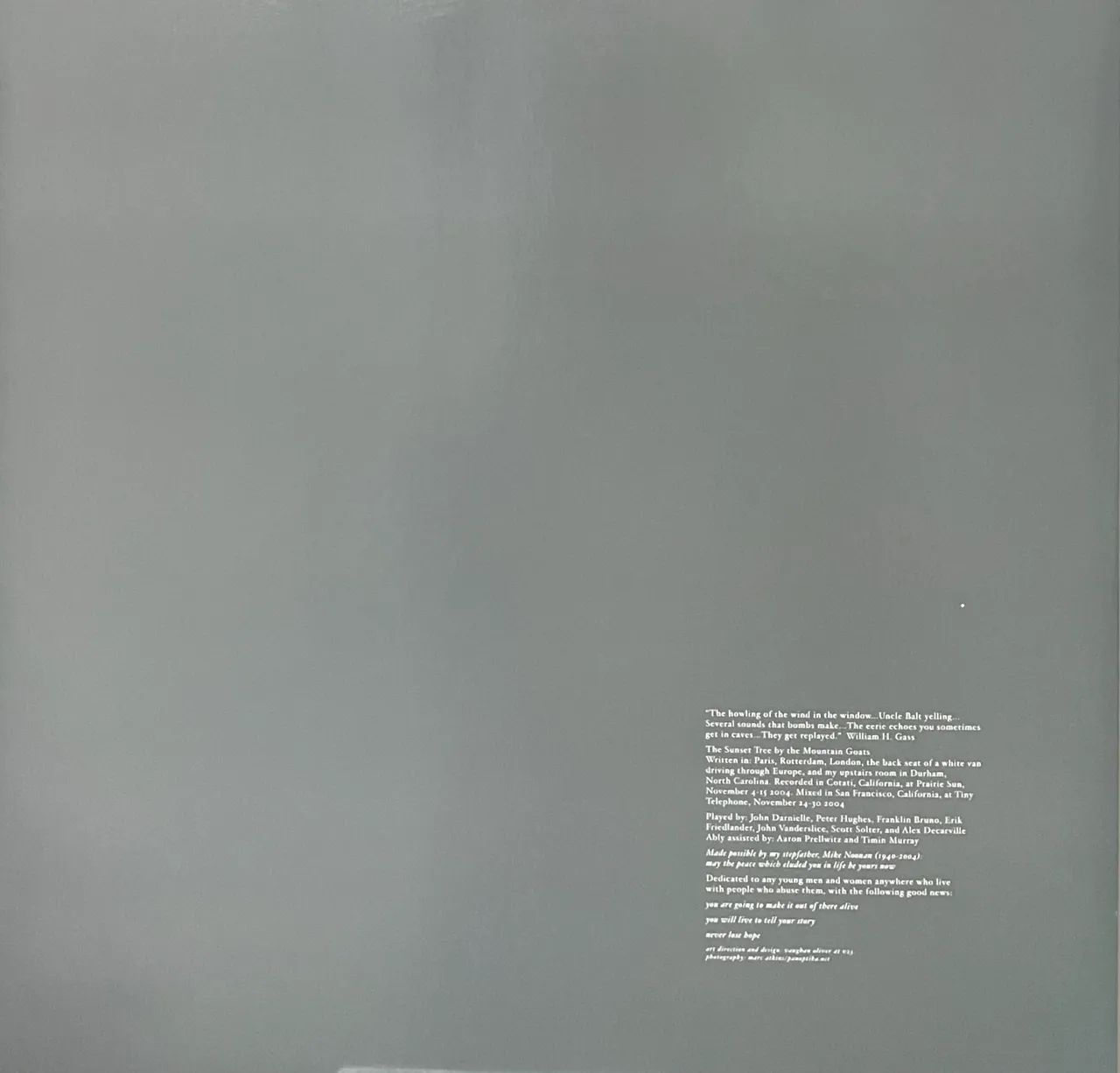 The Mountain Goats The Sunset Tree Lp Vinil 2005 - Foto 4