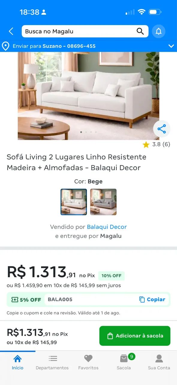 Sofá living moderno. - Foto 2