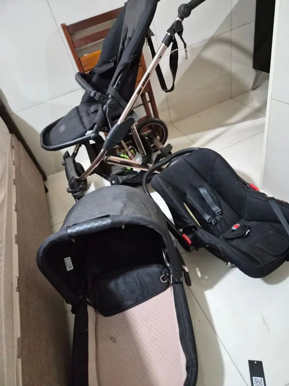Carrinho travel system Como 4 diamond