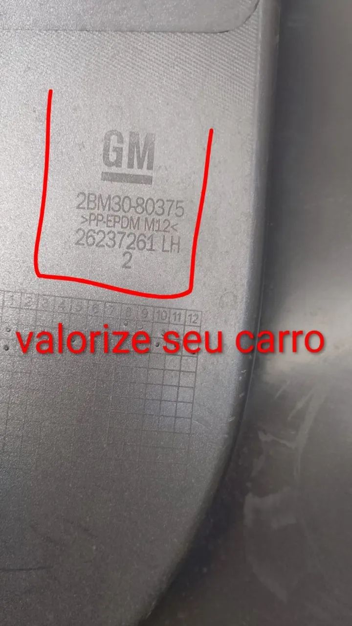 Polaina Parachoque Traseiro Esquerdo Tracker 2020/2025 - Foto 4