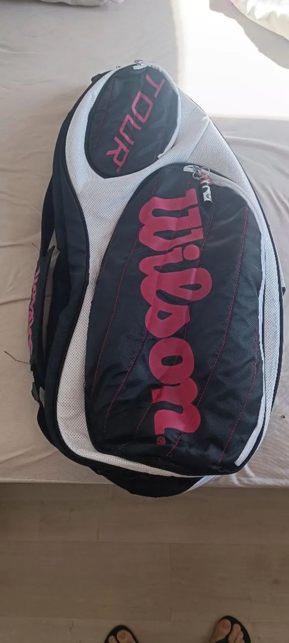 Raqueteira com dois compartimentos Wilson 