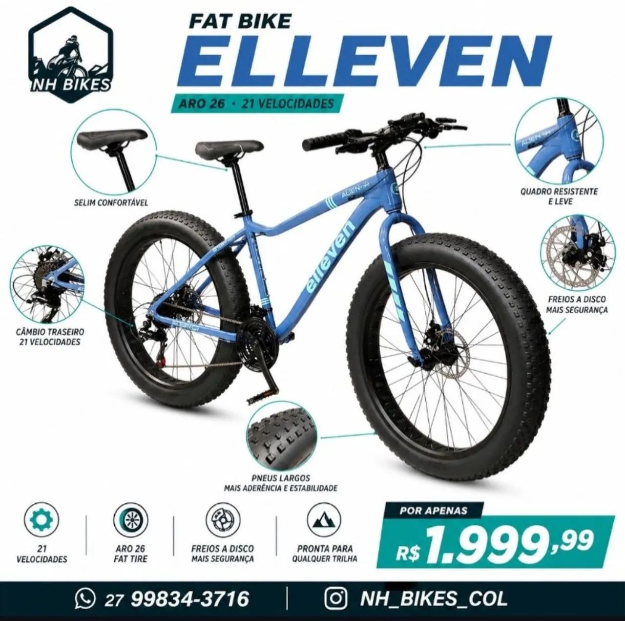 Bicicleta elleven fatboy