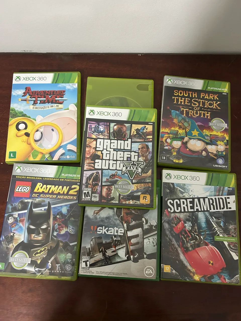 XBOX 360 EM PERFEITAS CONDIÇÕES ( ACOMPANHA 7 JOGOS INCLUINDO GTA V ) - Foto 2