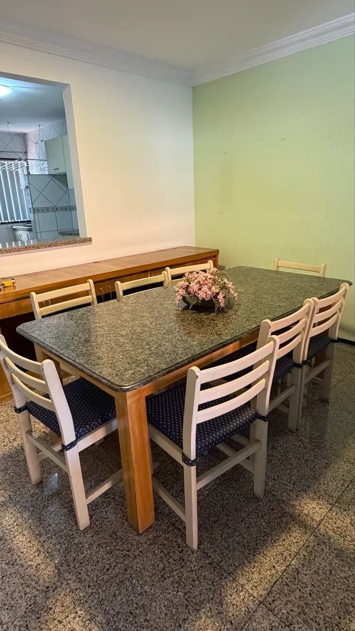 Conjunto mesa + 8 cadeiras - Foto 2