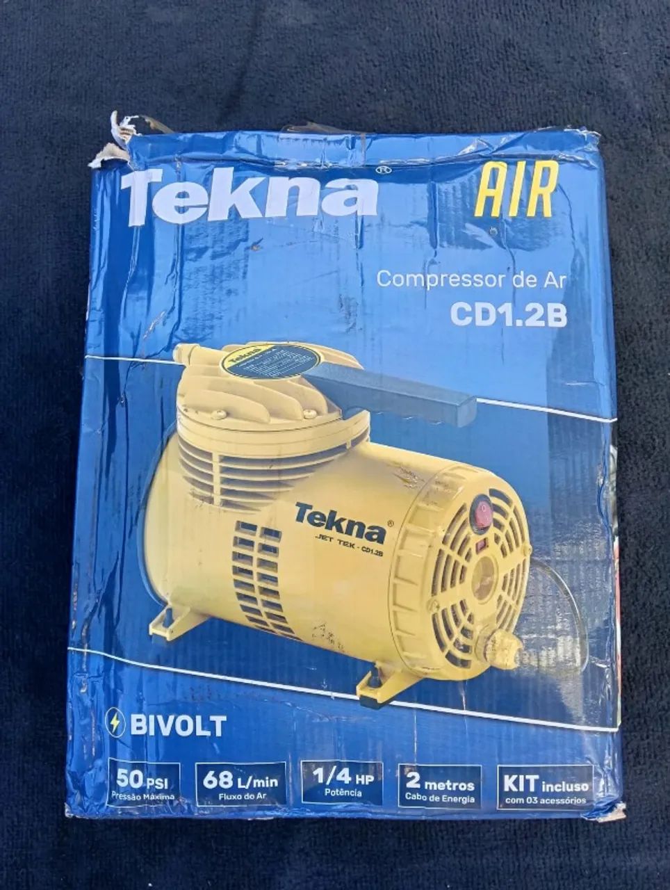 compressor de ar tekna cd 1.2b