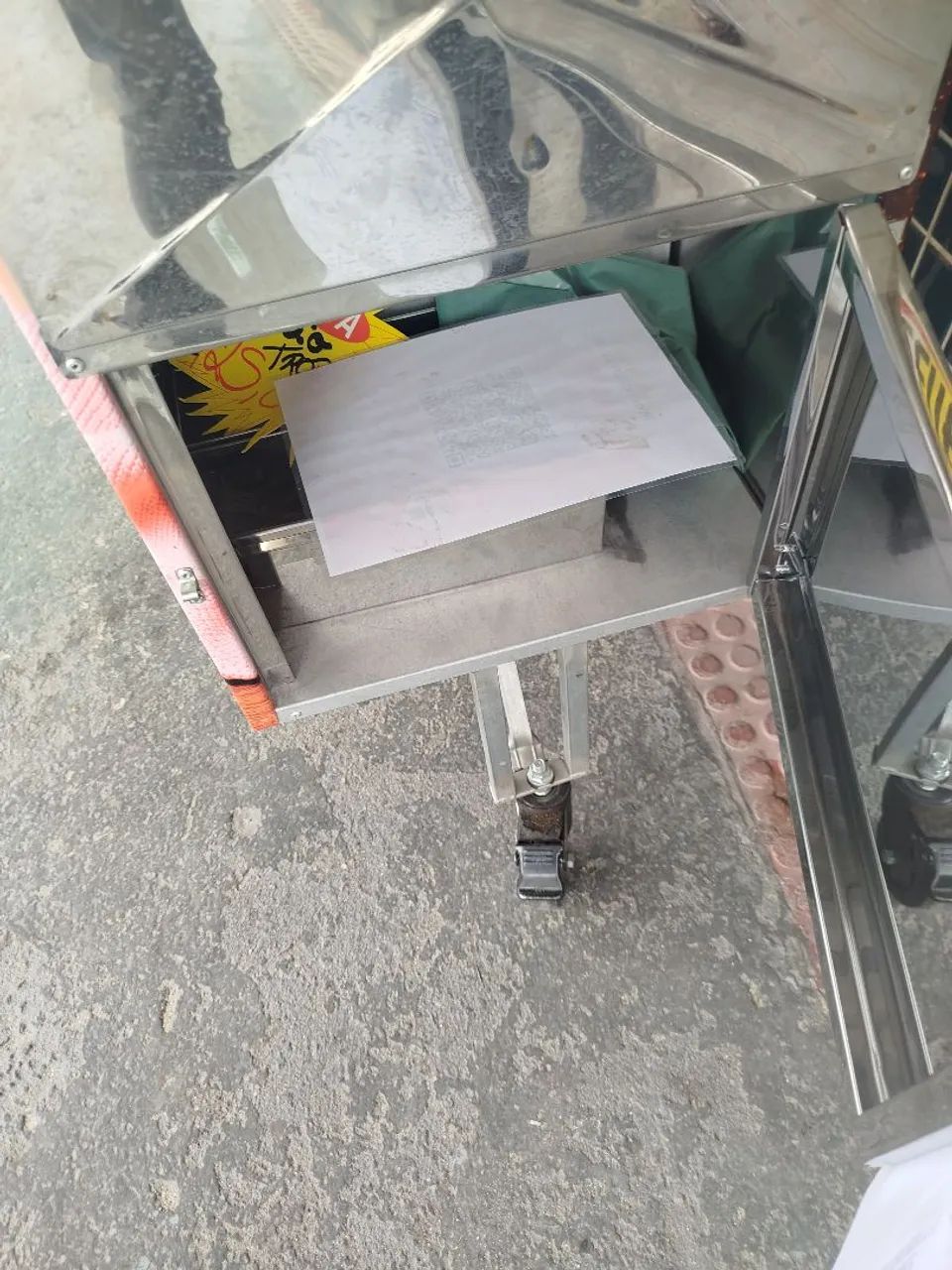 Venda carrinho de inox novo. - Foto 2