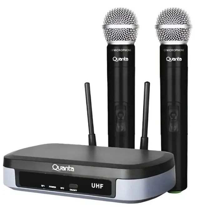 Microfone Dinâmico Duplo Wireless Vhf - Foto 3
