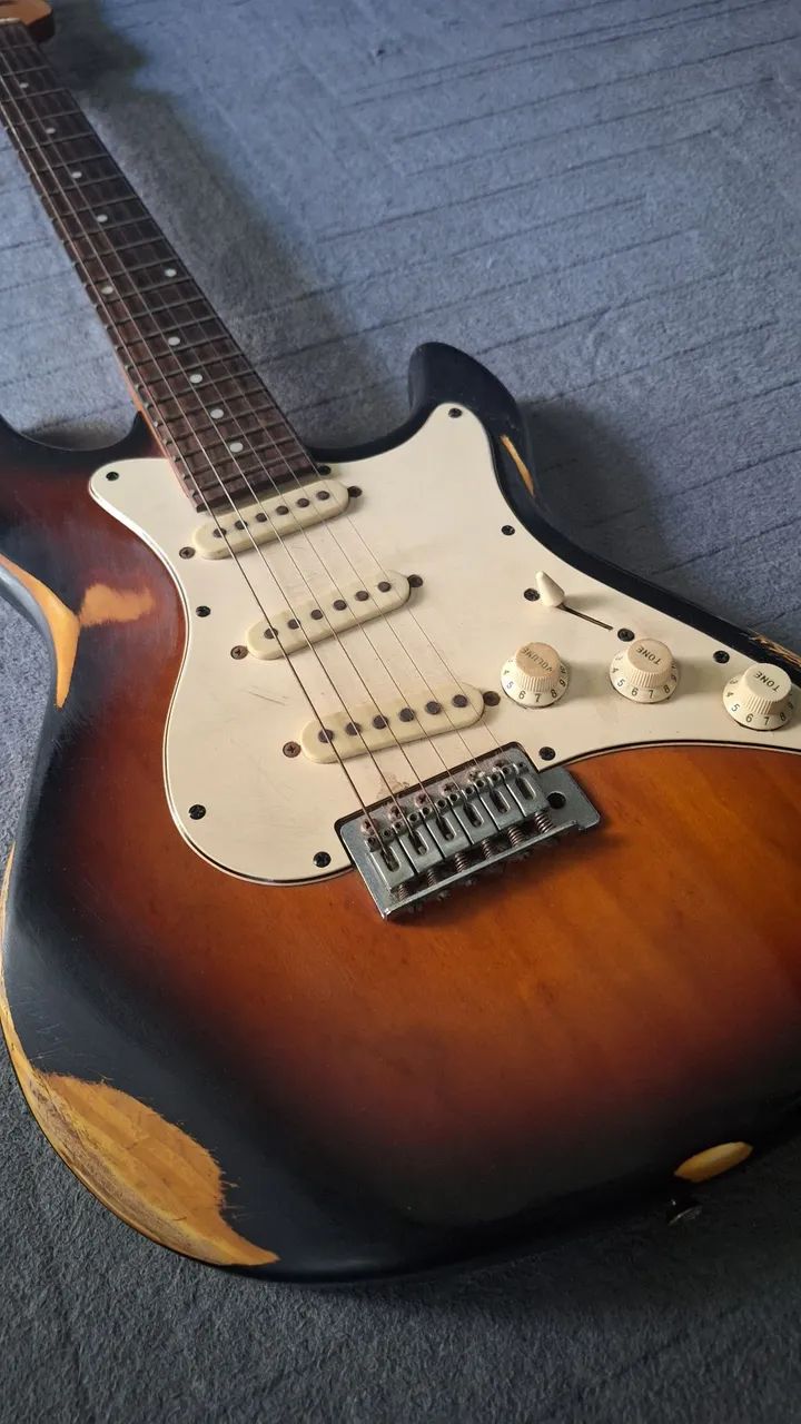 Guitarra stratocaster strinberg antiga  - Foto 3