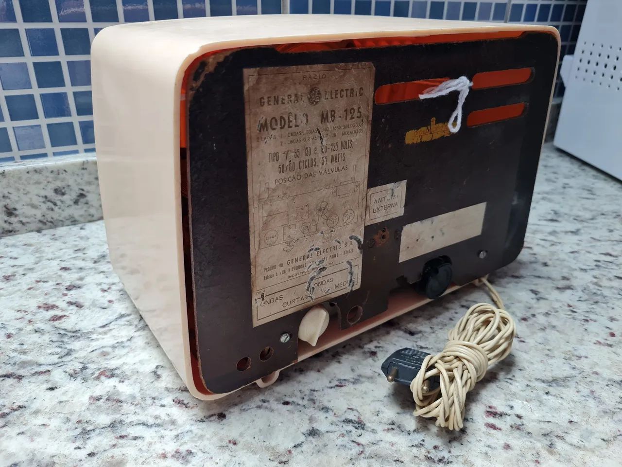 Radio a valvulas GE lindo e funcionado  - Foto 3