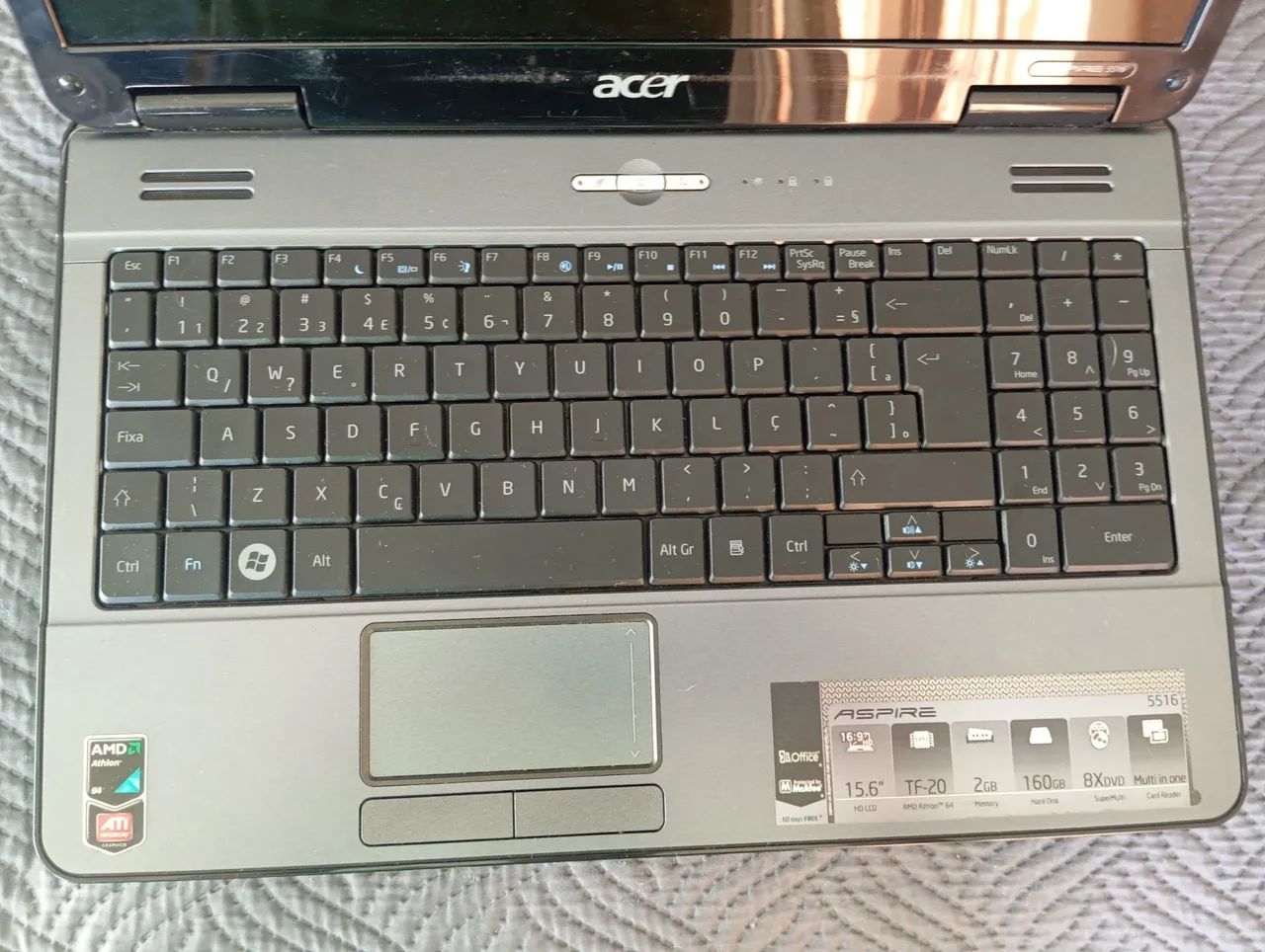 NOTEBOOK ACER 160GB, 3GB RAM, TELA 15,6 - Foto 3