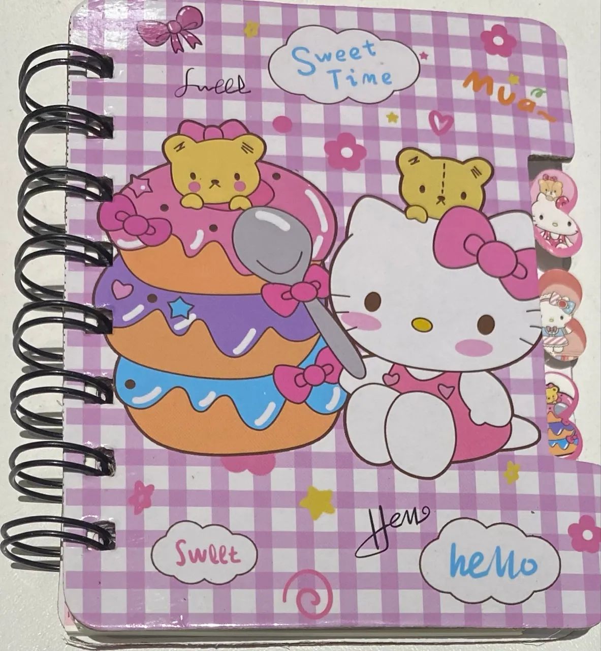 CADERNETA HELLO KITTY SUPER FOFA - Foto 2