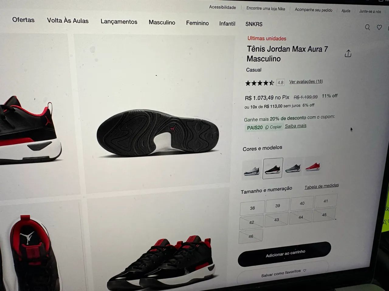 Nike Jordan Max Aura 7 NOVO - Foto 5
