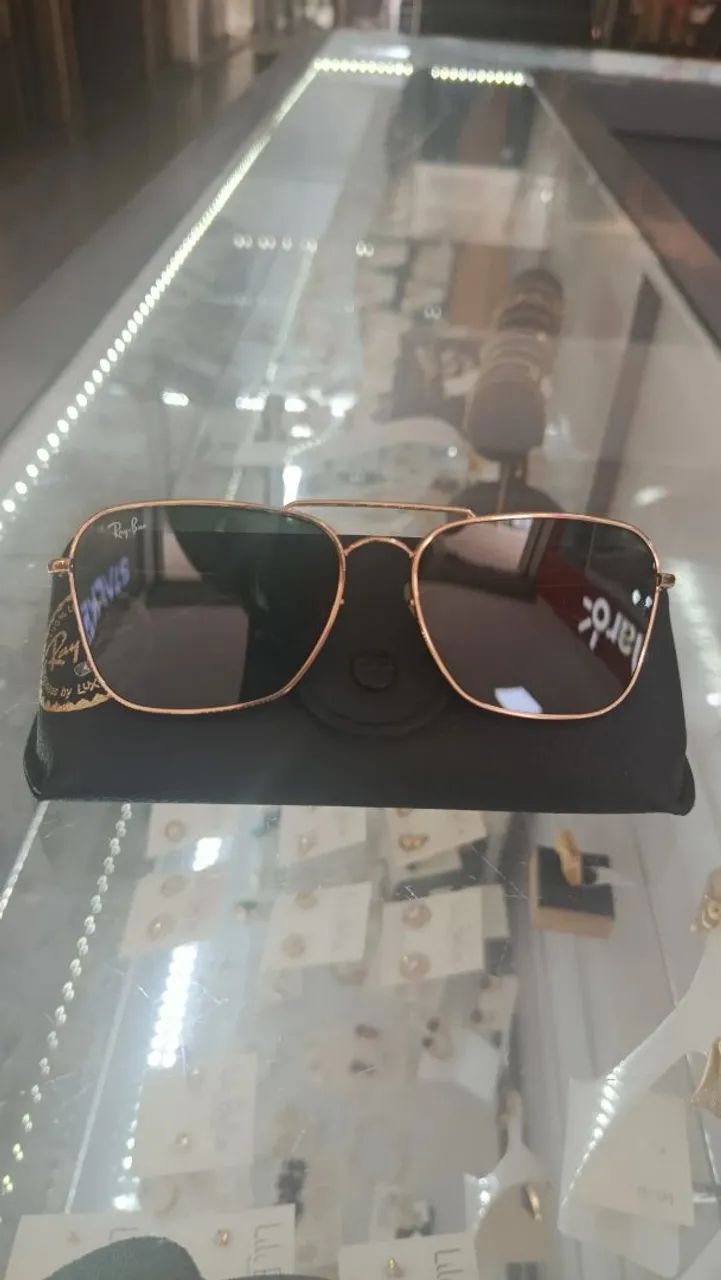Óculos Solar Rayban Caravan Reverse Original 