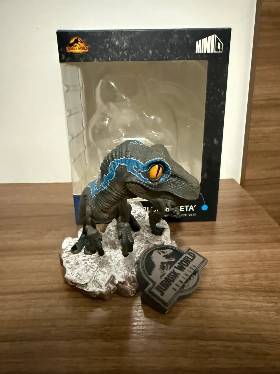 Jurassic park velociraptor blue iron studios minico - Foto 3