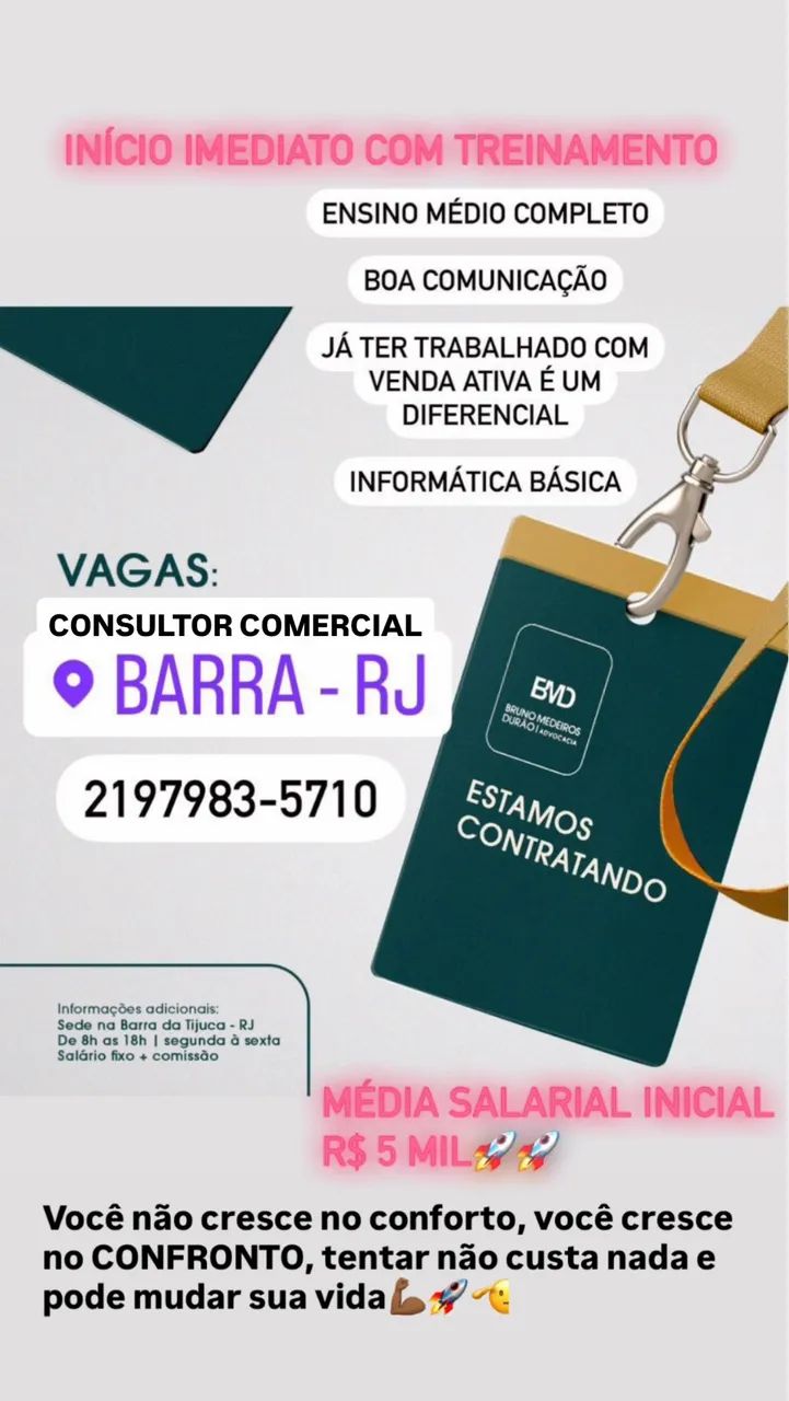 CONSULTOR/ VENDEDOR - ATIVO RECEPTIVO - Foto 6