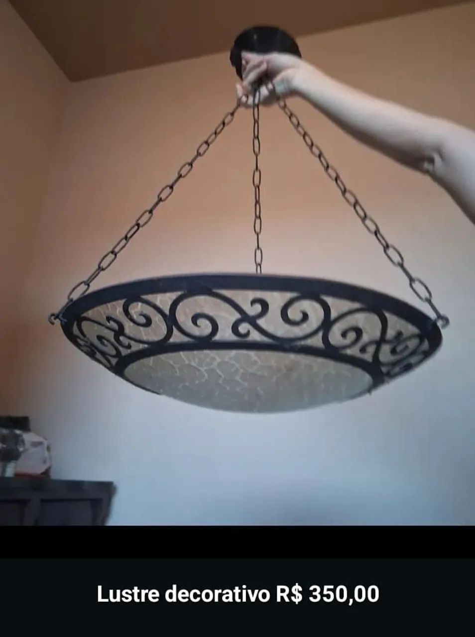 Lustre decorativo antigo